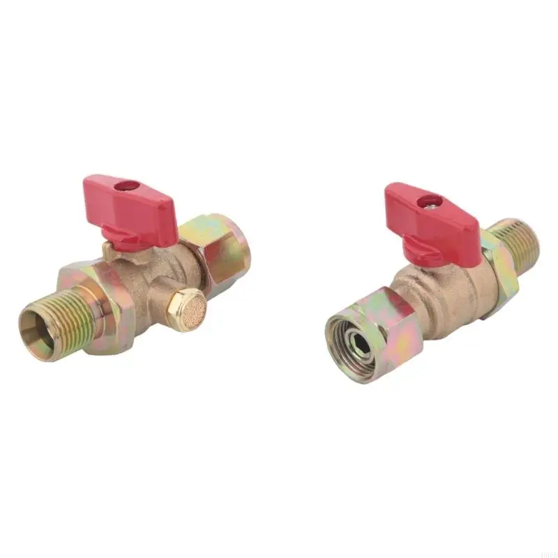 Mechanical Brake Air Line Shut Off Valves with Threaded at Both Ends and Hand-Operated Wing Control H9EE