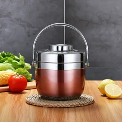 Stainless Steel Food Thermos 12-24 Hours Vacuum Lunch Box Thermo Container Soup Jar Insulated Thermoses Fruits Food Container