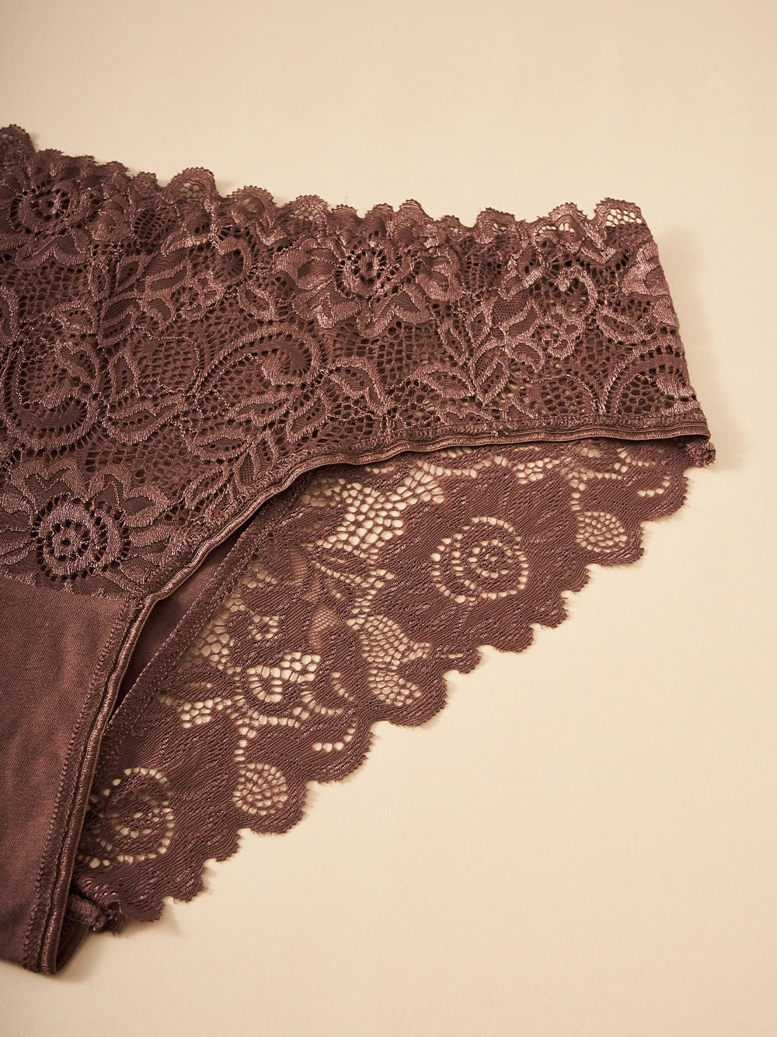 3 قطعة سراويل نسائية قطنية جديدة أنيقة من الدانتيل بتصميم زهور سراويل داخلية مريحة من القماش بلون سادة ملابس داخلية أنيقة وجيدة التهوية
