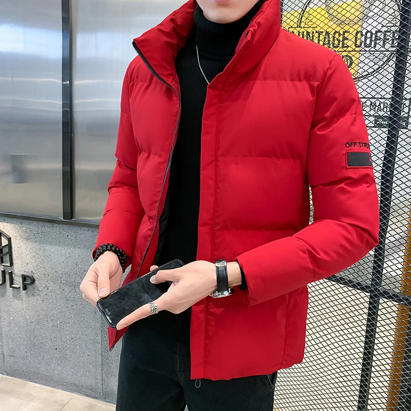 

Men Outdoor Hiking Camping Windproof Breathable Warm Jacket Winter Simple Natural Lightweight Breathable Casual Cotton Clothing