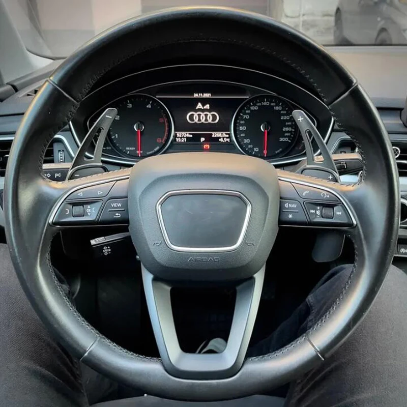 2026 Aluminium-Legierung Lenkrad-Schaltwippen für Audi 2017 2018 2019 S3 S5 SQ2 SQ5 TT A3 8V A4 A5 Q2 Q3 Q5 Q7 – Detail 4