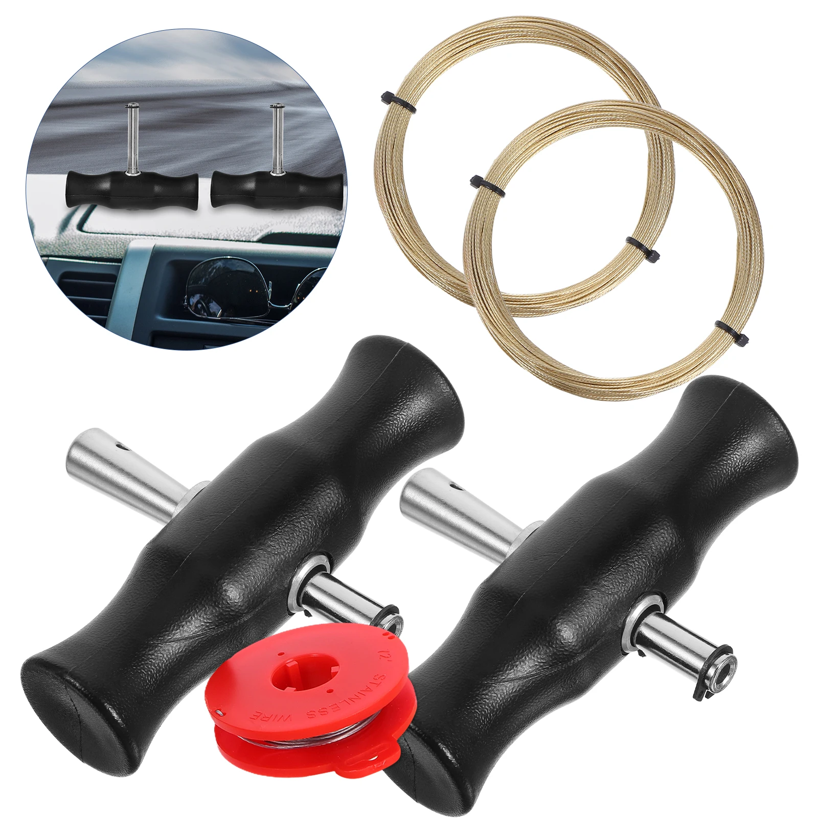 

1 Set Automotive Kit Car Window Cutting Handle Professional Repair For Cars Trucks Portable Lightweight Remover Tool Set Car
