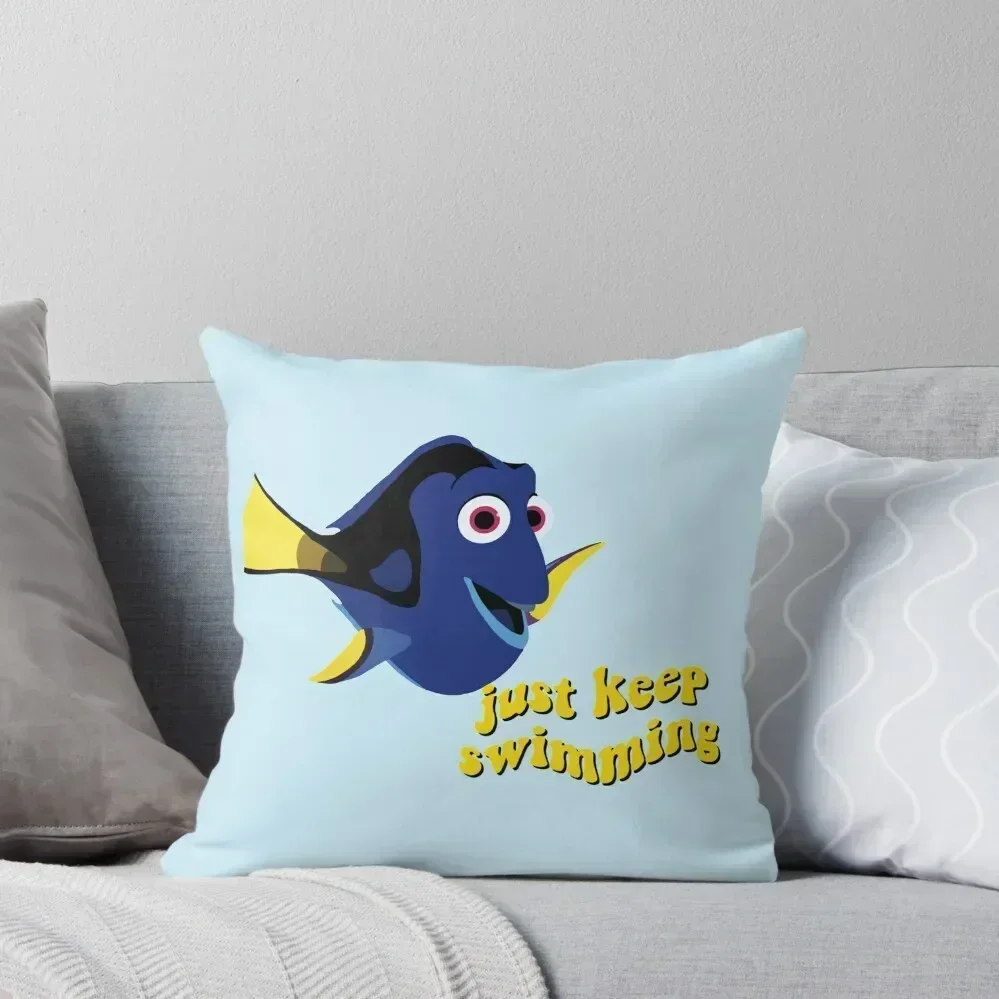 Dory Just Keep Swimming Throw Pillow Cushions For Sofa Sitting Cushion pillow