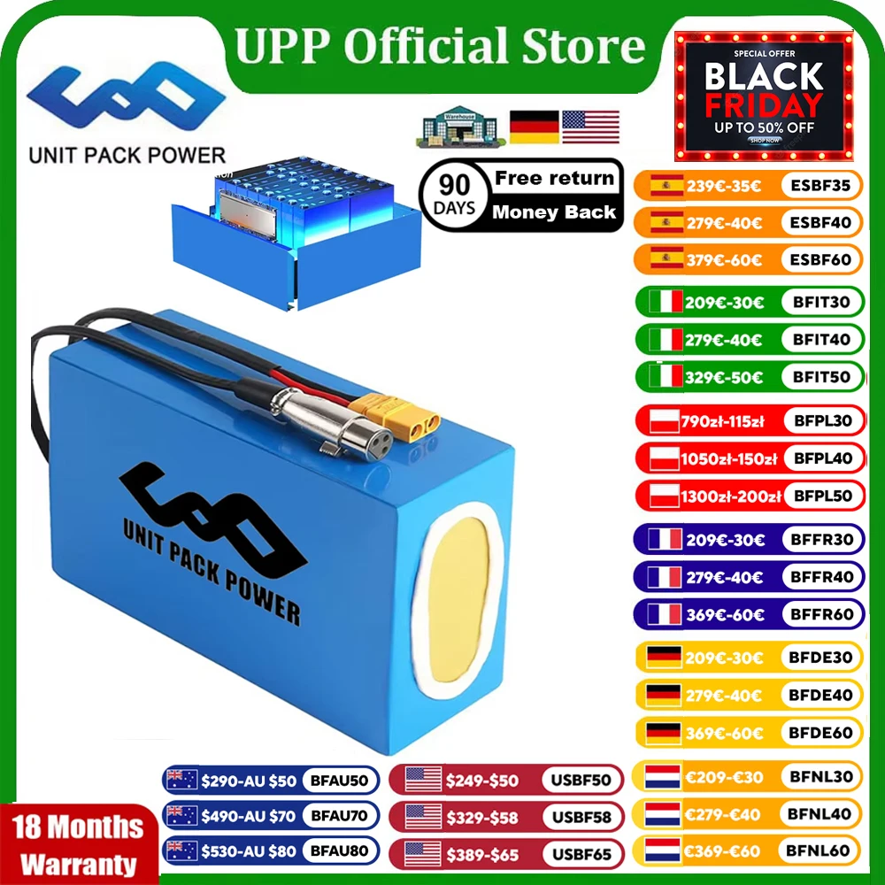 

48V 52V 60V 72V 50Ah 40Ah eScooter Battery for 5000W 3000W 2000W 1000W Motorcycle/Trike/Go-Kart/Waterproof Lithium Battery Pack