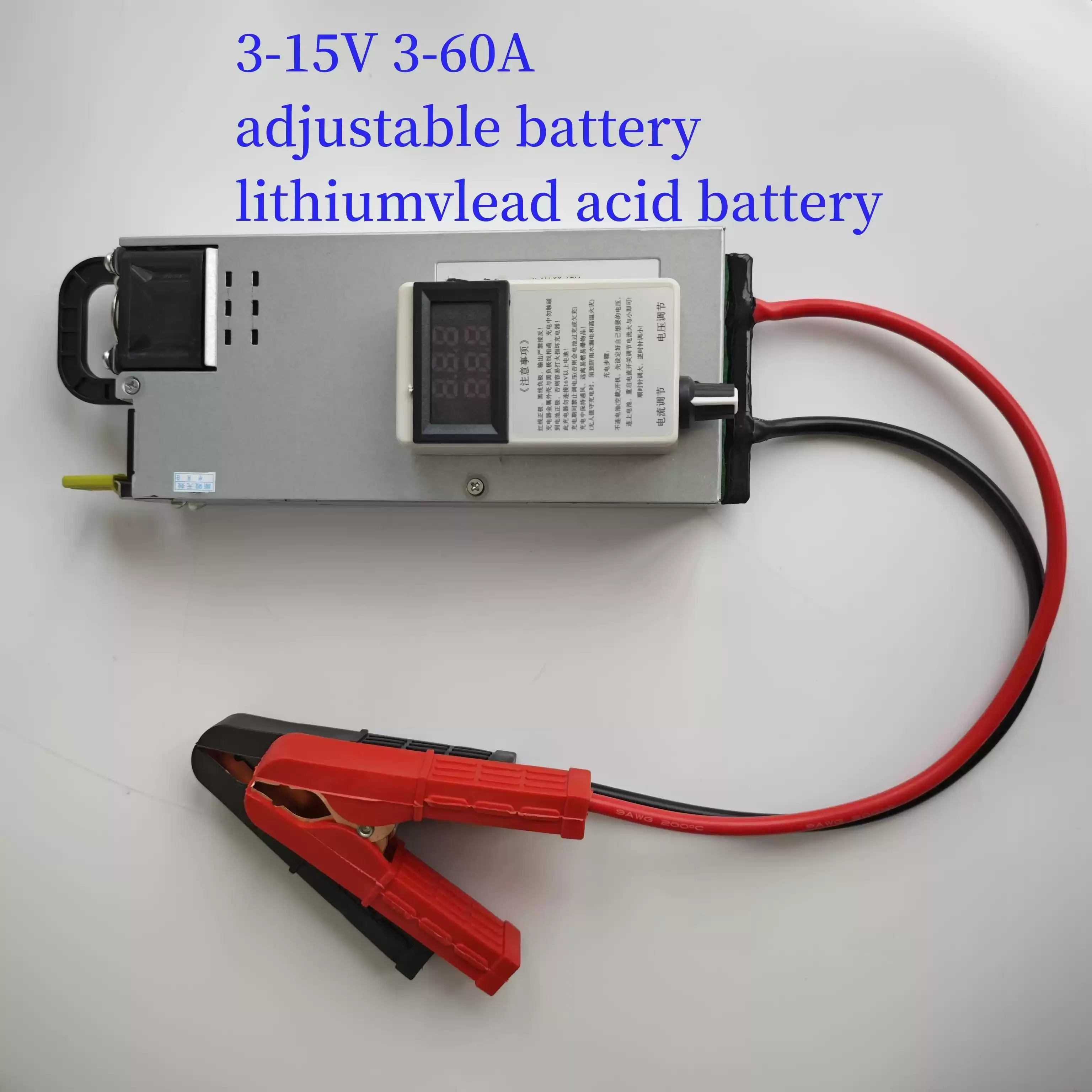 12V/24V/30V LiFePO4 Battery Charger - 14.6V/29.2V High Power 50A/60A/100A Smart Charger for Lithium Iron Phosphate Batteries