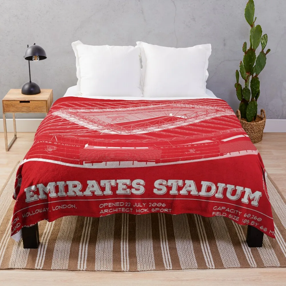 Emirates Stadium Throw Blanket Comforter Kid'S Fashion Sofas Blankets