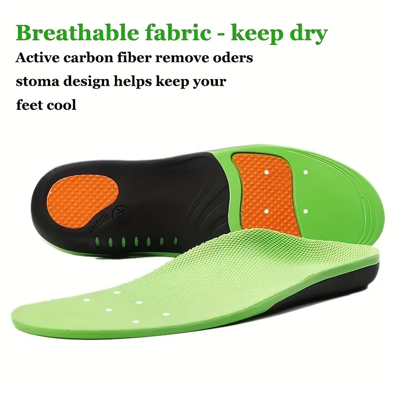 Orthopedic Insole Thickened Arch Support Shoes Pad for Flat Feet Sport Shock Absorption High Elastic Wear Resistant Foot Cushion view 6