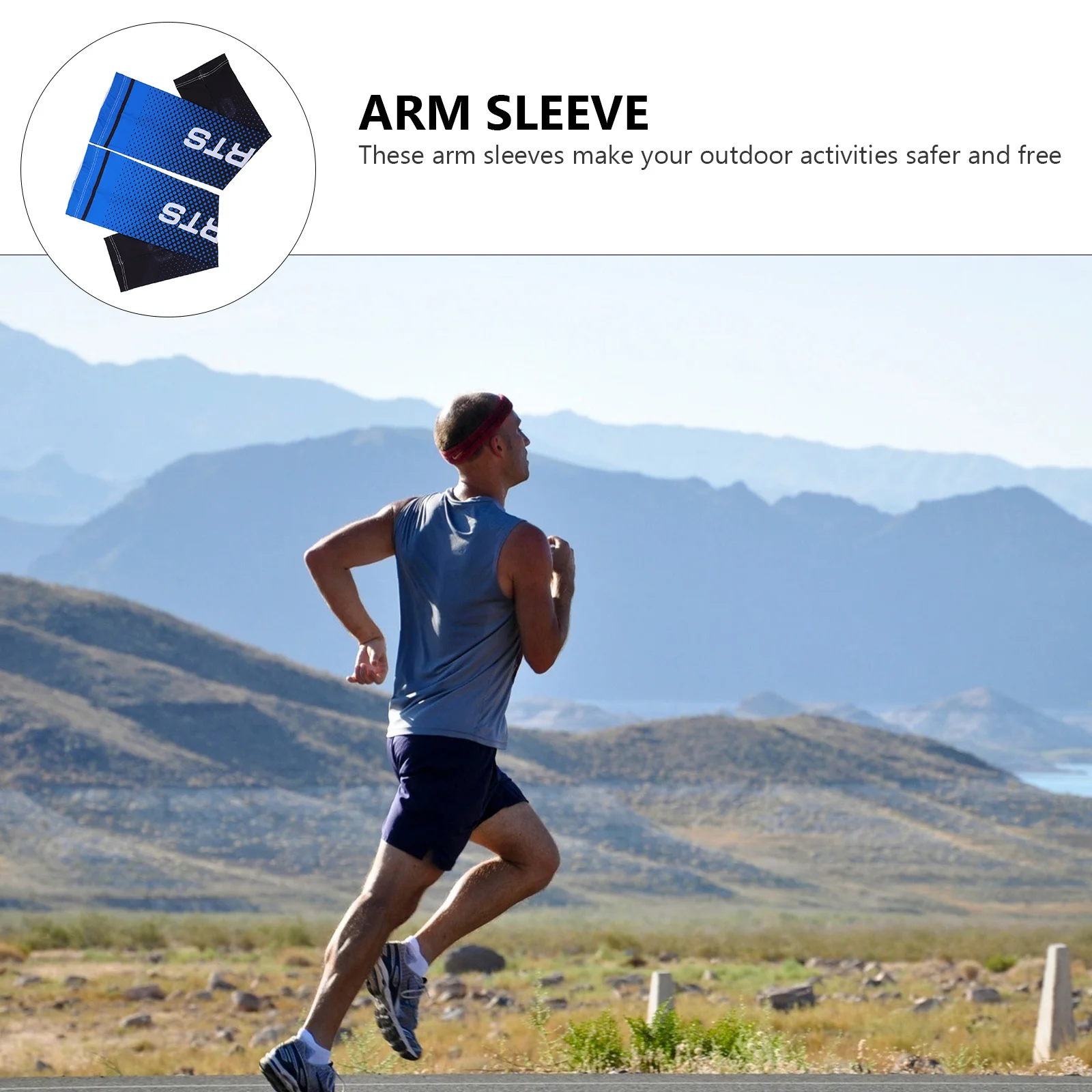 1 مجموعة واقية من الشمس الأكمام ألياف الحرير الجليد الصيف واقي للذراع تنفس خفيفة الوزن دعامة كوع غطاء ذراع واقية للخارجية #3