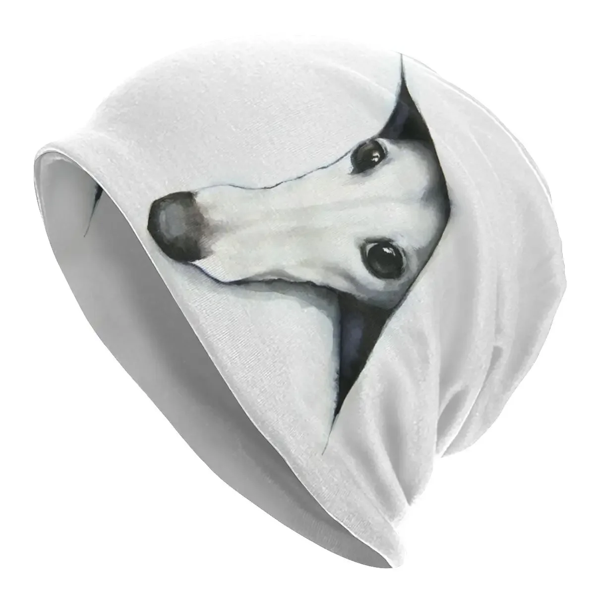 DOG Skullies Beanies Autumn Spring Hats Peeping Whippet Thin Bonnet Hipster Caps Men Women's Earmuffs