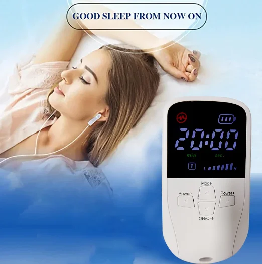 

CES Sleeping Aid Microcurrent Stimulation Insomnia Electrotherapy Device Anxiety Depression Migraine Relieve Head Pain Relax