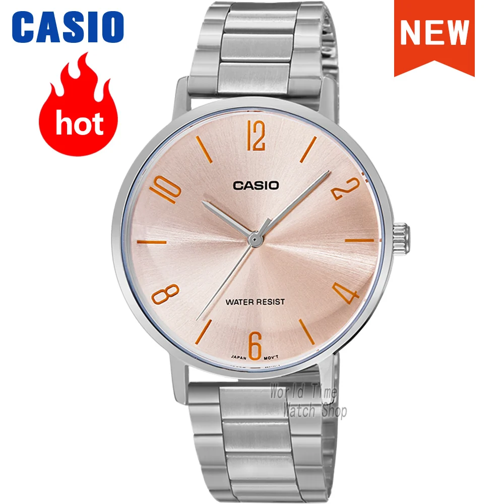 Casio-reloj a la moda para mujer