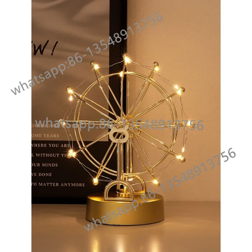 

Simple modern living room TV cabinet wine cabinet decoration ornament creative rotating Ferris wheel decoration