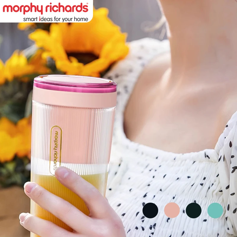 

MORPHY RICHARDS Portable Juicer 2400mah Rechargeable Wireless Juice Maker Milkshake Mixer Blender BPA Free MR9800