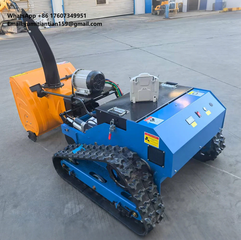 

Газонокосилка премиум-класса с дистанционным управлением, самоходная газонокосилка-робот, вездеходная гусеничная газонокосилка с подметальной машиной