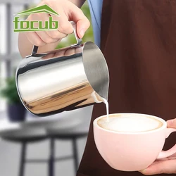 Stainless Steel Milk Frothing Pitcher Kitchen Coffee Cup Creamer Foam Making for Coffee Formula Pitcher Espresso Accessories