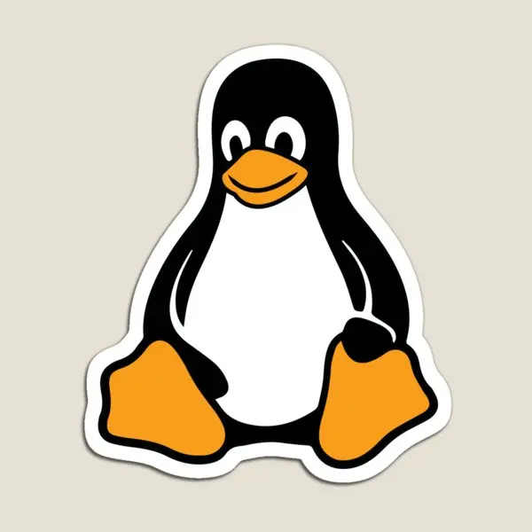 Linux Tux Pingouin imán hogar pegatinas divertidas niños colorido bebé refrigerador titular decoración magnética para nevera organizador juguete