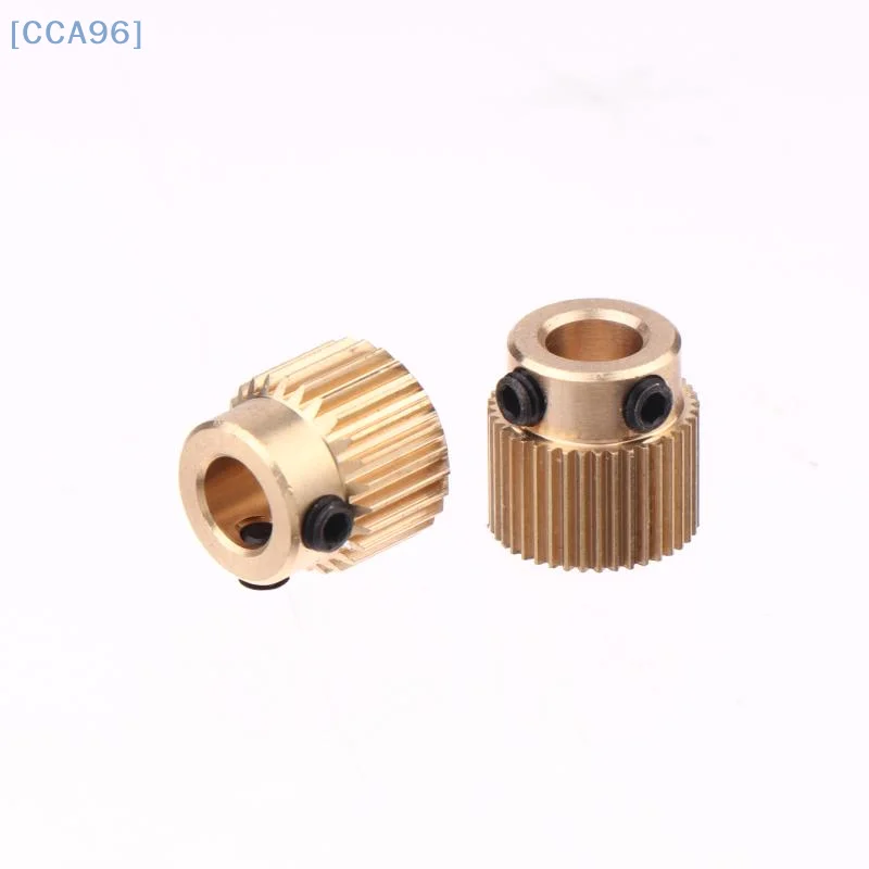 5 ชิ้นทองเหลือง Extruder ล้อ 26/40 ฟันเกียร์สําหรับ Creality CR-10 10 วินาที S4 S5 Ender 3 / Pro / V2 3D ชิ้นส่วนเครื่องพิมพ์อุปกรณ์เสริม