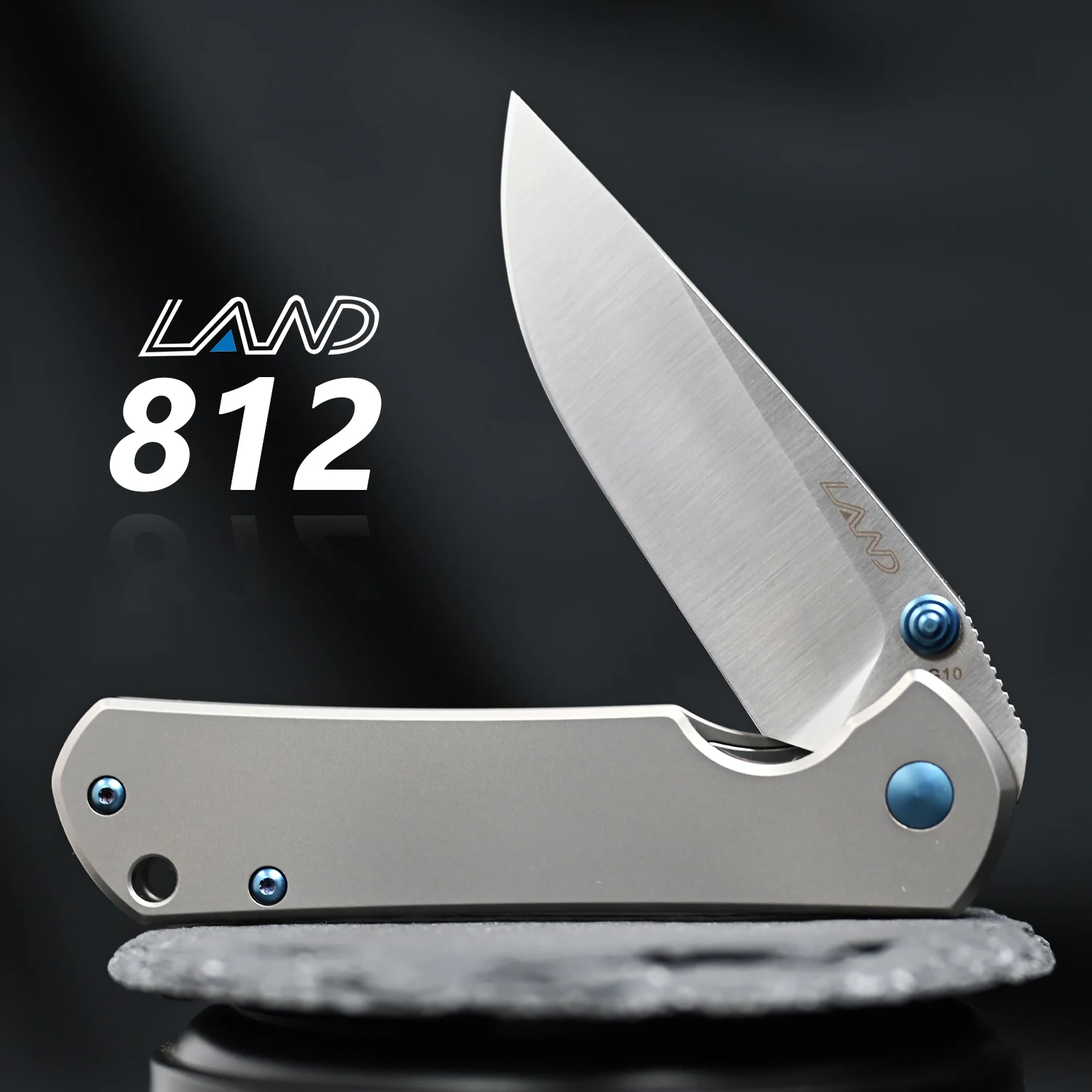 LAND 812 Outdoor Pocket Folding Knife EDC Survival Rescue Tool Camping Hunting Fishing Knives VG10 Blade TC4 Titanium Handle New