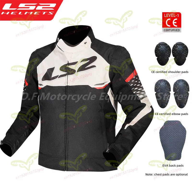 

LS2 MJ162 Moto Jacket Riding Suit LS2 MP156 Riding Pants for All Seasons Motorcycle Equipment Off-road Racing Ebike Riding Suit