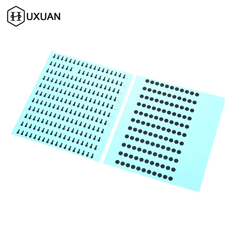 직경 12/3.5/7/9mm IR 원격 제어 전도성 고무 버튼용 검정색 전도성 고무 패드 키패드 수리 키트