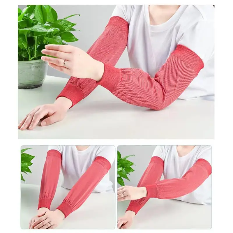 

〔BGS3〕Summer Cooling Arm Sleeves Sun UV Protection Hand Cover Arm Warmers Running Fishing Cycling Basketball Sunscreen Sports Sl