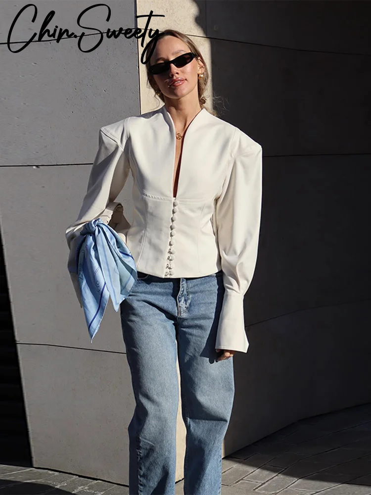 أزياء المرأة اللون المتطابقة شريط محبوك السراويل دعوى قصيرة الأكمام بدوره إلى أسفل طوق سيدة مجموعات 2025 الصيف 2 قطعة مجموعة #4