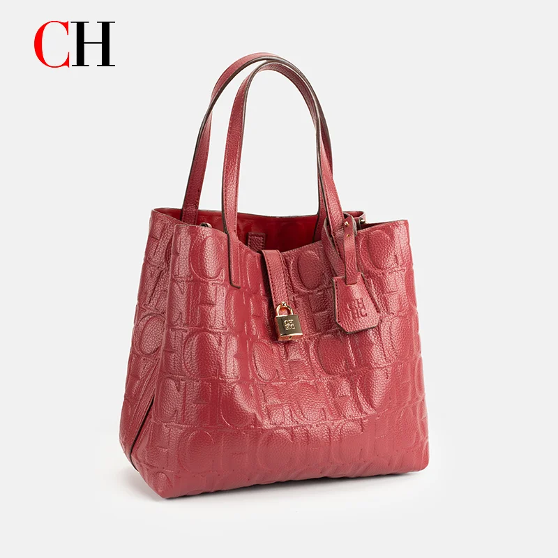 CH Soft Surface Womens Crossbody Bag Trendy Light Luxury Elements Durable Construction Large Capacity Everyday Casual Handbag