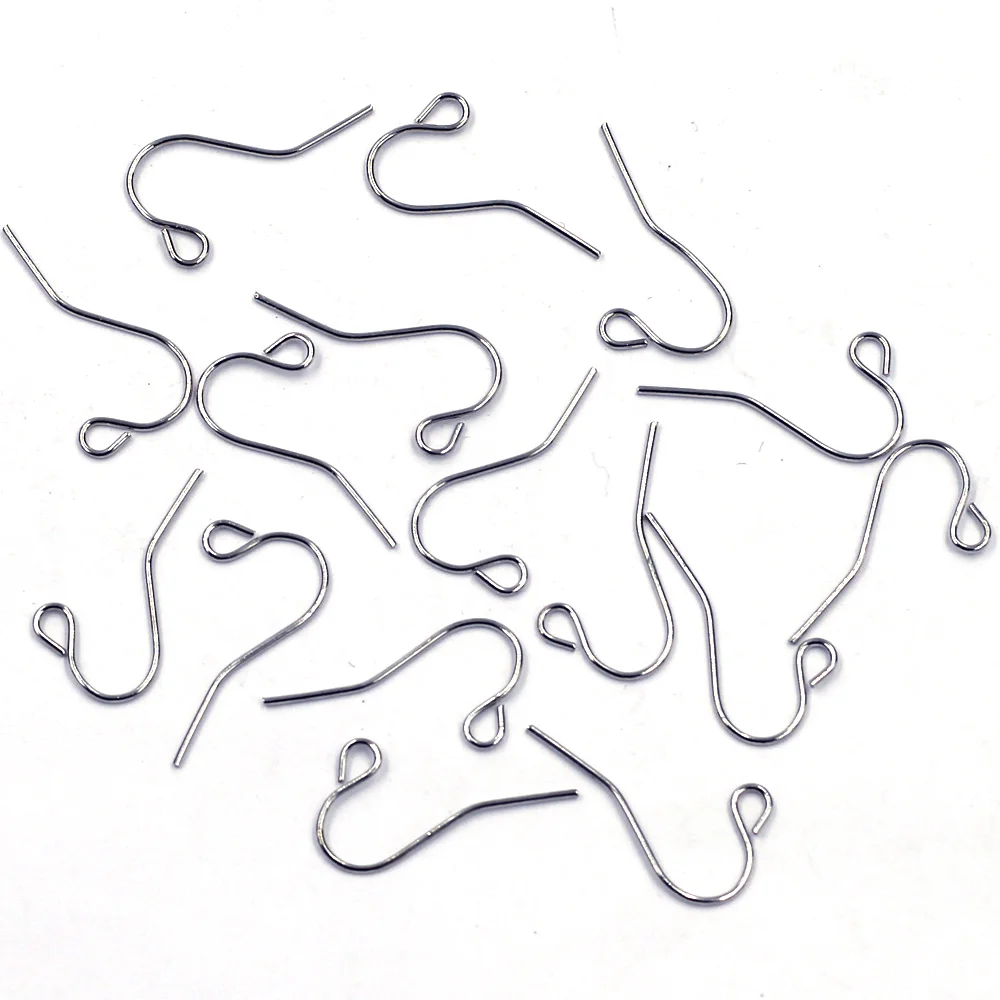 Free Shipping 12000Pcs Silver Tone Ear Wire Hooks Earring Jewelry Making Findings Charms Wholesale 20x10mm