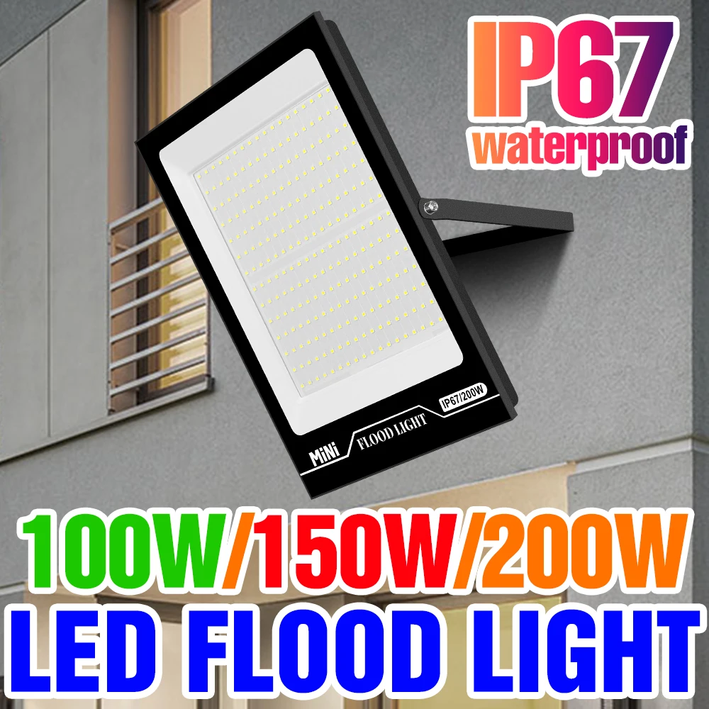 

Exterior Street Lamp IP67 LED Flood Light Outdoor Wall Lamp Garden Floodlight Reflector LED Spotlight Courtyard Corridor Light