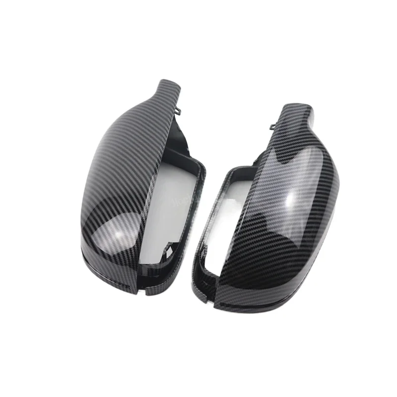 Rearview Side wing mirror cover cap Carbon Fiber Pattern Black for Audi A3 A4 A5 A6 A8 Q3 SQ3 S4 S5 S6 S8 RS3 RS4 RS5 B8 B8.5 8P