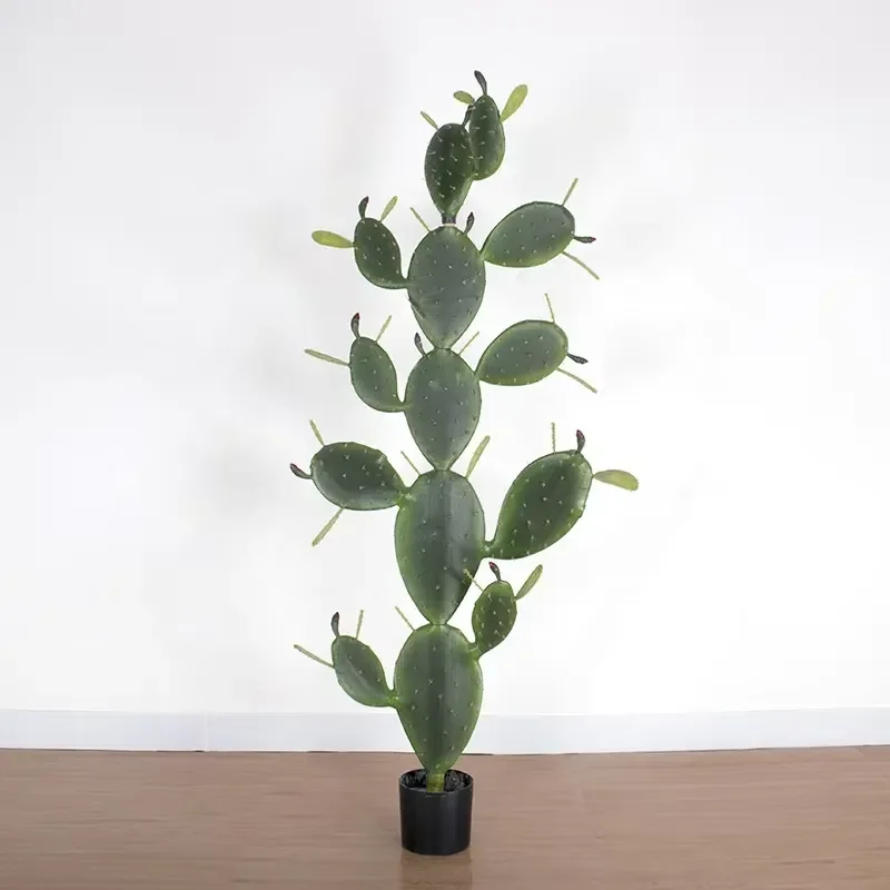 Low Maintenance Fake Cactus Real Touch Artificial Cactus Soft Spines Custom Available for Indoor and Festival Event Decor