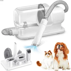 Pet Grooming Vacuum Kit com Grande Capacidade, Escova Do Cão, Poeira Cup, Pet Vacuum Cleaner Cabelo, 2.3L Capacidade