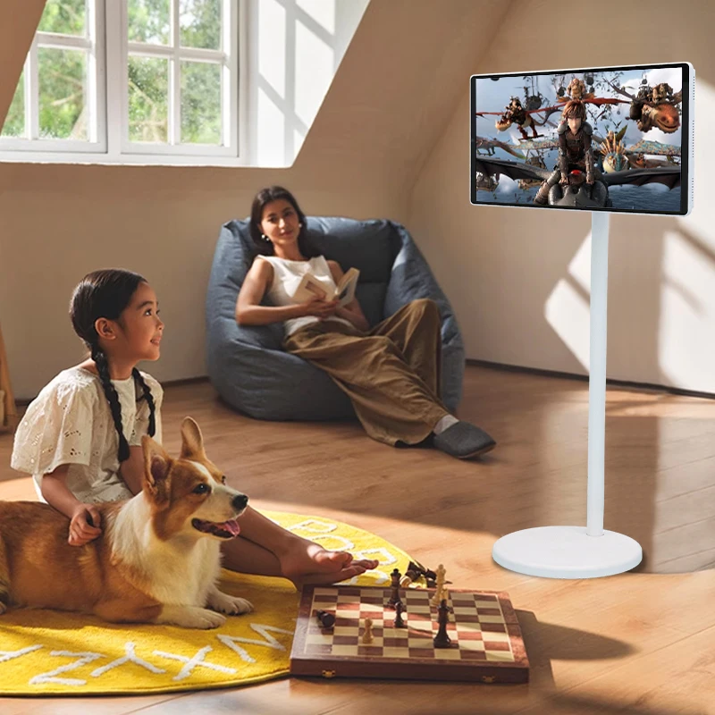 Alta calidad, 21,5 pulgadas, portátil, Android 13, Smart TV, pantalla IPS, tableta interior, PC, electrónica, pantalla táctil, TV para juegos