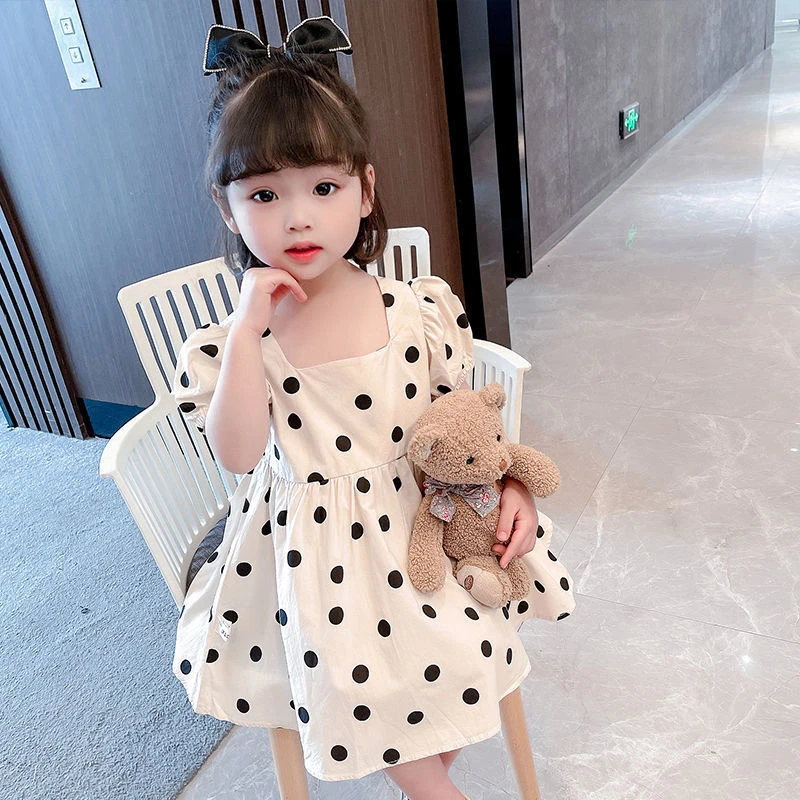 

Summer Baby Dress Girl Hot Style Child Dress Vestidos Clothes Kids Hubble-bubble Sleeve Princess Dresses Popular