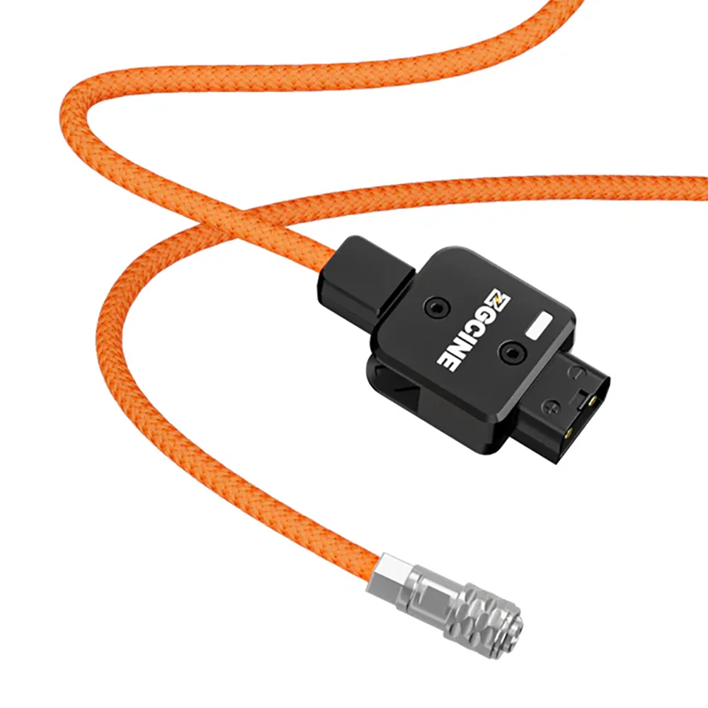 ZGCINE cables USB Type-C /D-Tap PD to BMPCC DC Power Cable LPE6/FZ-100/NPF Dummy Battery Cable LM-P4 Lemo 2Pin Male to 4 Dtap view 2