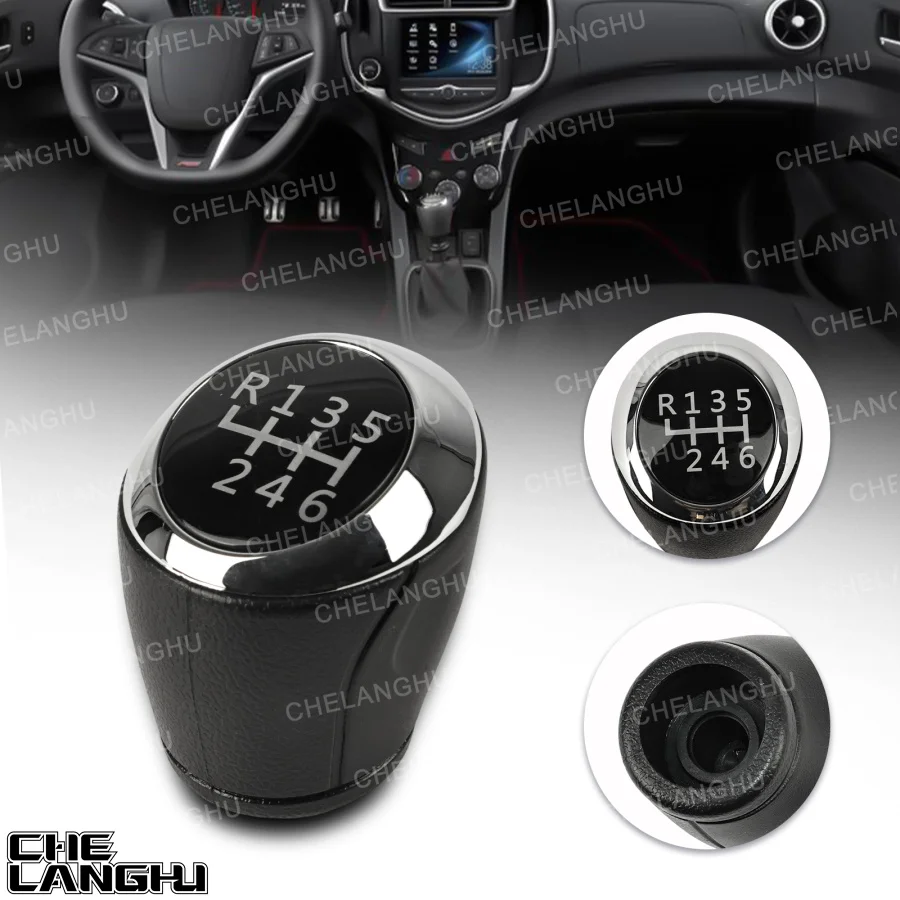 

For Chevrolet Aveo Sonic 2012 2013 2014 2015 2016 2017 2018 Car MT 6 Speed Manual Gear Stick Shift Knob
