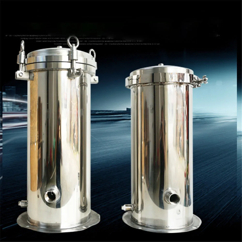 304 Stainless Steel Bag Filter Sewage Water Filter Diesel Gasoline Filtering Machine High Flow Precision Caliber 32mm/45mm/57mm