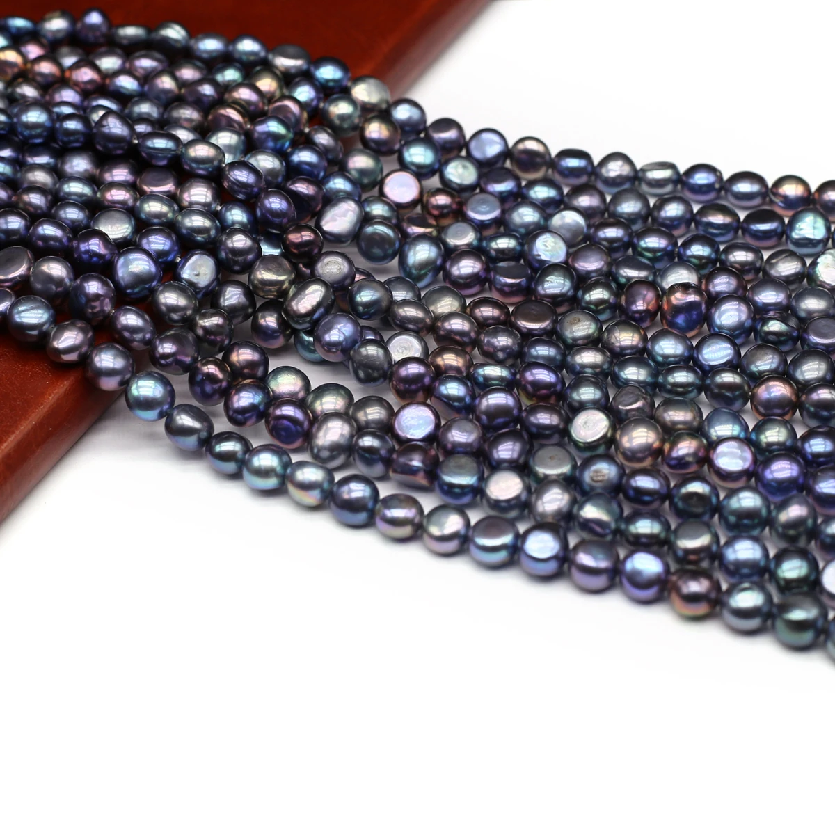 

Natural Freshwater Pearl Beads Bread Shape Loose Genuine Pearl Bead for Jewelry Making Diy Women Necklace Bracelet Crafts