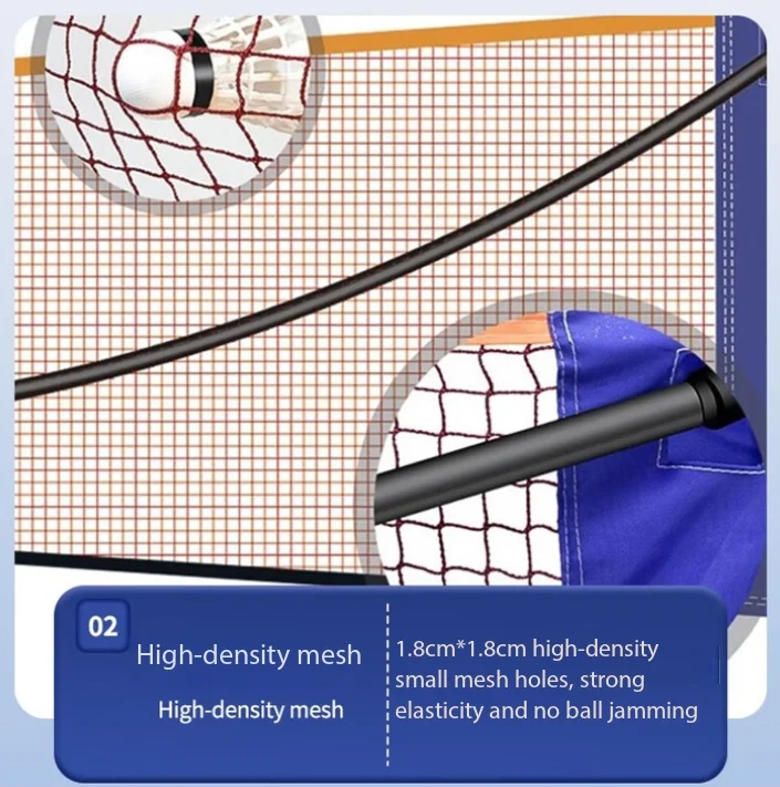 leisure-style-41m-badminton-net-frame-complete-set-foldable-easy-install-indoor-outdoor-badminton-sports-equipment