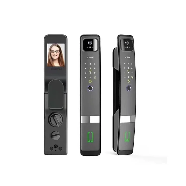 

Gate Security Intelligent 3D Face Recognition Combination Tuya Handle Digital Fingerprint Smart Door Locks