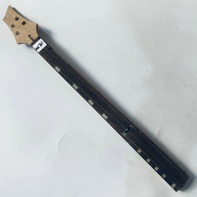 

MN701 No Logo No Frets Right Hand 4 Strings Electric Bass Neck Maple Rosewood 24 Frets Surface Damages and Dirty