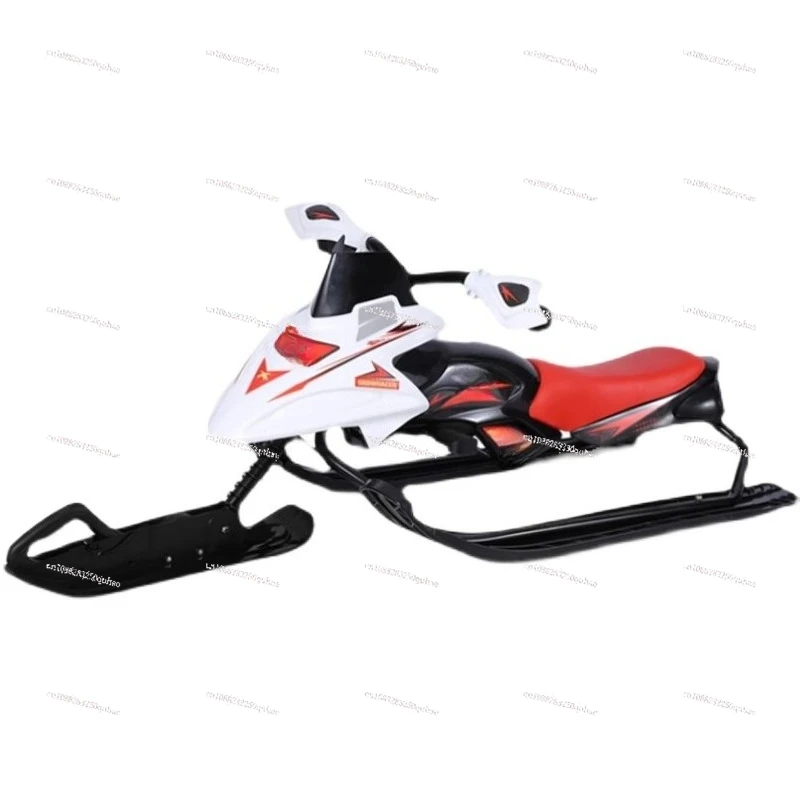

Children's Snowmobile Sleigh Board Unpowered Double Thickened Skate Ice Car for Ski Resort