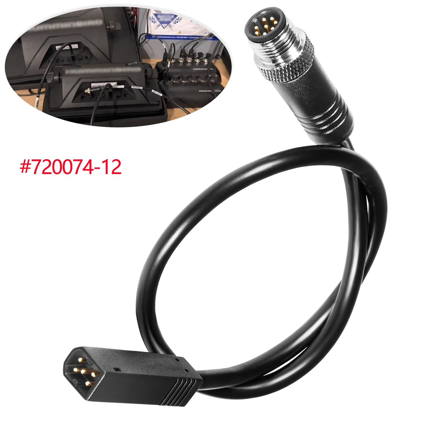AS EC QDE Ethernet Adapter Cable 720074-12 for Humminbird Fish Finders Helix 7 G2N & G3N Models, All Helix 8/ 9/10/12/15 Models