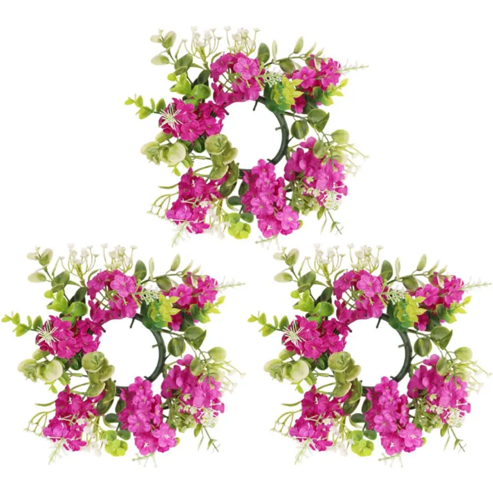 

Искусственный цветочный венок из эвкалипта, гирлянда для рукоделия, элегантный стиль, натуральная эстетика, искусственная цветочная гирлянда для свечей, 25 см