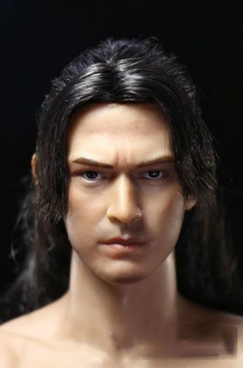 1/6 Mannelijke Knappe Takeshi Kaneshiro Guy Hoofd Sculptuur Carving Voor 12Inch Action Figures Diy Collectie