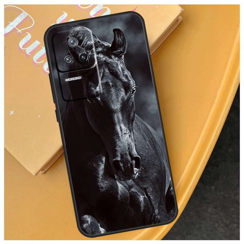 Animal Steed Horse Cover For Xiaomi 12T 11T 13 Pro 11 12 Lite Case For POCO F5 X5 Pro F4 X4 GT F3 M4 M5 X3 Pro