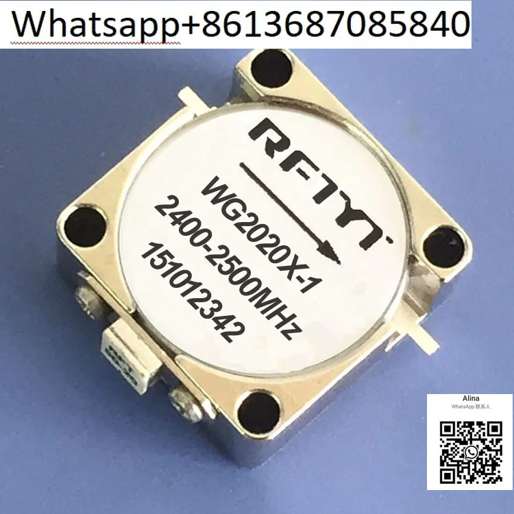 clockwise RFTYT WG2020X-1 2400-2500MHz  151012342 RF microstrip line isolator 2.4GHz