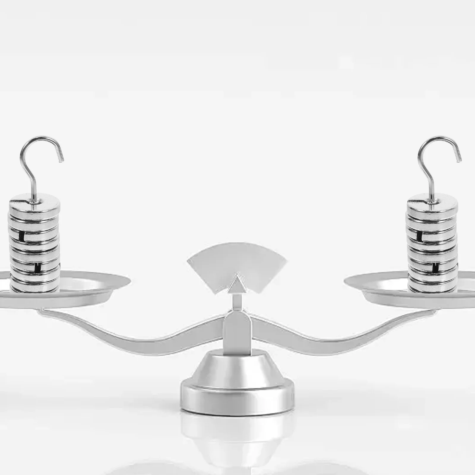 

Slotted Mass 100g 9 Weights 1 Hook Chrome Plated Lab Slotted Mass With Hanger Calibration Small Weights Portable Precision