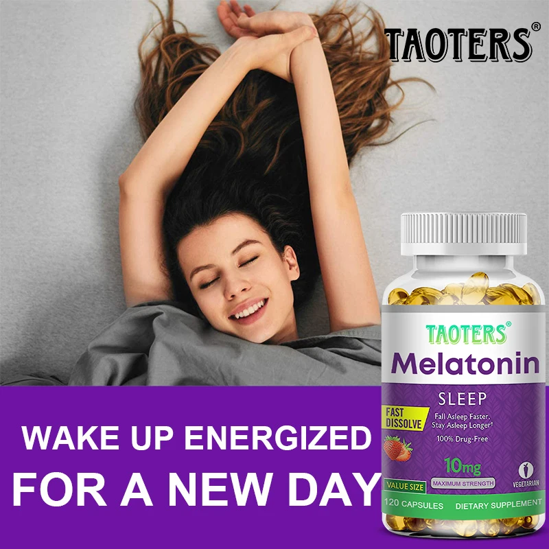 

Капсулы с мелатонином — поддерживает релаксацию, улучшает качество сна, способствует глубокому сна, повышает энергию, способствует здоровью сна.