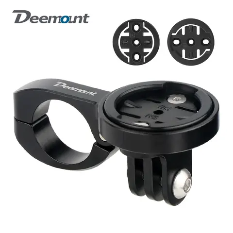 Deemount 자전거 컴퓨터 스탠드 TT 핸들바 속도계 브래킷, 알루미늄 거치대, Garmin Bryton iGPS XOSS Wahoo, GoPro 카메라에 적합